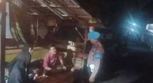 Bhabinkamtibmas Polsek Cijeruk Sambangi Satkamling, Sampaikan Pesan Kamtibmas kepada Warga