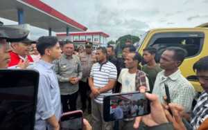 Jaga kelancaran distribusi BBM pasca bencana, Gibran sambangi SPBU Raklunung di Gayo Lues