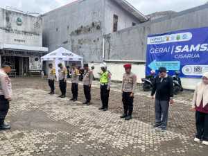 Pos Pam Cisarua Polres Bogor Gelar Apel Kesiapsiagaan Operasi Lilin Lodaya 2025 Sesuai Arahan Kapolres Bogor