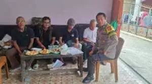 Bhabinkamtibmas Wilayah Hukum Polsek Dramaga, Beri Himbauan Ajak Jaga Kondusifitas Cegah Gangguan Kamtibmas