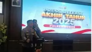 323 kasus narkoba, polres Bogor menangani sepanjang tahun 2025