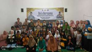 Polsek Cigudeg doa bersama dan santuni anak yatim, kaum duafa menjelang akhir tahun baru