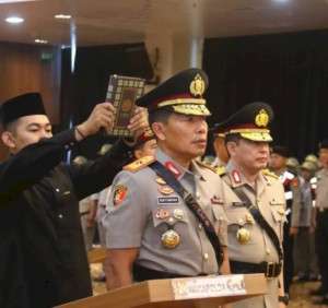 Kapolda Sumsel Secara Resmi Melantik Brigjen Pol Rony Samtana Sebagai Wakapolda Sumsel