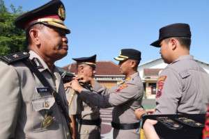 Kapolres Purworejo Pimpin Sertijab untuk posisi Kabag Ops dan Kapolsek Loano