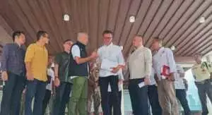 Massa Laskar Prabowo 08 dan BPI Geruduk Gedung DPRD Sumsel, Minta Penyelesaian Kredit Macet dan Fiktif Bank Sumsel Babel