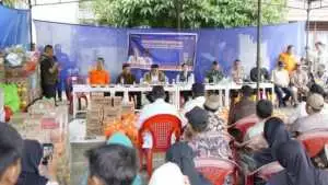 Pemkab OKU Timur Turun Langsung Meninjau Banjir di Desa Nusa Jaya, Kecamatan Belitang III untuk Memastikan Kondisi Warga