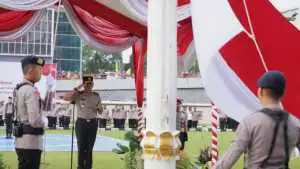 Tekankan Sinergitas dan Inovasi, Polda Sumsel Gelar Upacara Hari Kesadaran Nasional