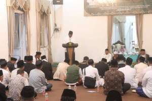 Ketua DPRD Kabupaten Sukabumi Budi Azhar Mutawali Hadiri Lailatul Ijtima di Pendopo Sukabumi