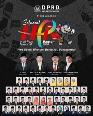 DPRD Kabupaten Sukabumi Mengucapkan Selamat Hari PERS Nasional 2026