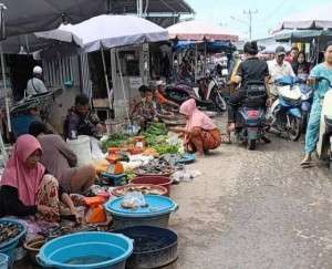 Pasar Tumpah Ilegal di Desa Tulung Selapan Kian Tak Terkendali, Warga Desak Penertiban dan Relokasi