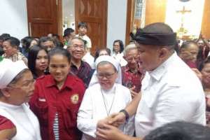 Rudy Susmanto Menyapa Puluhan Ribu Umat Katolik di Cibinong