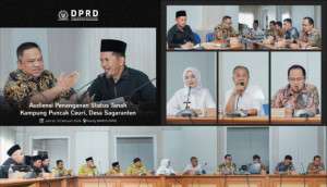 Ketua DPRD Kabupaten Sukabumi Budi Azhar Mutawali Pimpin Audiensi Penyelesaian Status Tanah Puncak Ceuri