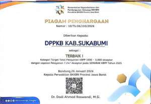 DPPKB Kabupaten Sukabumi Raih Dua Penghargaan Tingkat Jabar, Bukti Komitmen Tingkatkan Kualitas Layanan Bangga Kencana