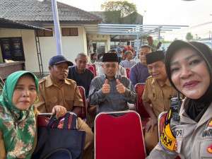 Pisah Sambut Kapolsek Dramaga Dari Kapolsek Lama AKP Desi Triana, SH, MH Kepada Kapolsek Baru  IPTU Agripinus Motani Zalukhu, SH