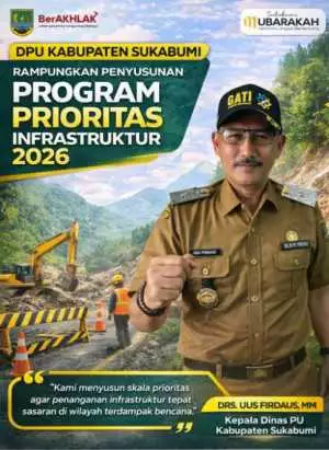 Dinas PU Kabupaten Sukabumi Rampungkan Penyusunan Program Prioritas Infrastruktur 2026