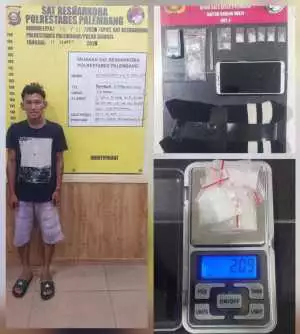 Dua Titik Transaksi Sabu di Palembang Digerebek Polisi, 12 Paket Diamankan