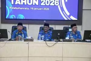 KADIS Perikanan Kabupaten Sukabumi Sri Padmoko Hadiri Rapat Dinas Januari 2026, Pemkab Sukabumi Perkuat Koordinasi dan Prioritaskan Penanganan Bencana