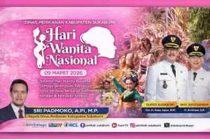 Dinas Perikanan Kabupaten Sukabumi Mengucapkan Selamat Hari Wanita Nasional 09 Maret 2026