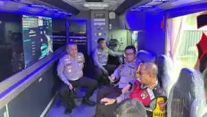 Dari Betung ke Nasional: Mobile Command Center Polda Sumsel Kendalikan Titik Kritis Jalintim
