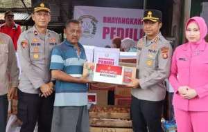 Polda Sumsel Perkuat Bantuan dan Trauma Healing Korban Kebakaran