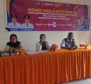 Bapenda Luwu Gelar Monev PAD Dan ETPD PBB - P2 Serta Bimbingan Teknis Pembayaran Pajak Melalui Qris Dinamis