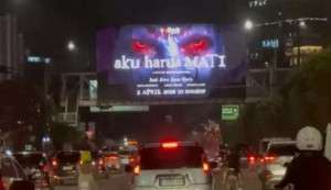 Meresahkan, billboard ‘Aku Harus Mati’ di Jakarta dicopot