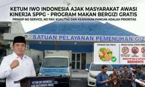 IWO Indonesia Desak Pengawasan Ketat Program MBG, Tak Ada Ampun bagi Mitra Lalai