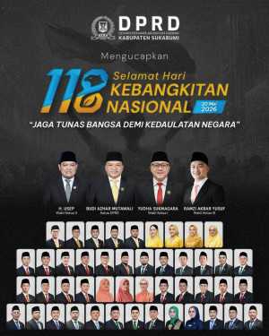 DPRD Kabupaten Sukabumi Mengucapkan Selamat Hari Kebangkitan Nasional 20 Mei 2026