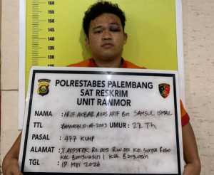Polisi Ringkus Pelaku Curanmor di Ilir Barat II, Polda Sumsel Tegaskan Komitmen Jaga Kamtibmas