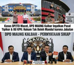 Kerugian Negara Rp32 Miliar, DPD MAUNG Kalbar Desak KPK: Telusuri Sampai Tuntas, Jangan Biarkan Kasus Ditutup