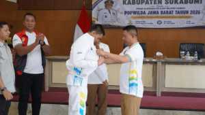 Wabup Andreas Lepas Kontingen POPWILDA Jabar 2026, Targetkan Prestasi dan Jaga Nama Baik Kabupaten Sukabumi