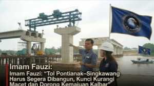 Dorong Kemajuan Kalbar, DPW RAJAWALI Kalbar: Pembangunan Tol Pontianak–Singkawang Harus Jadi Fokus Utama