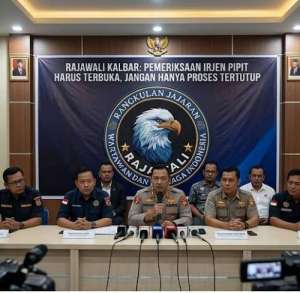 Pemeriksaan Mantan Kapolda Kalbar, RAJAWALI Kalbar Minta Jangan Ditutup-tutupi