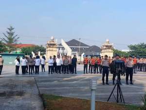 Polda Sumsel gelar gladi Ziarah Rombongan Hari Bhayangkara ke-80