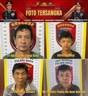Kejar hingga Jambi, Polres Muratara Ringkus Komplotan Pencuri Infrastruktur Kelistrikan