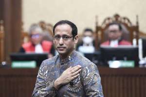 Tok! Nadiem Makarim divonis 10 tahun penjara