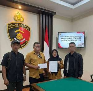 Tembusan Surat Klarifikasi Proyek Tol Trans Sumatera Diserahkan ke Polres Muba, Dorong Transparansi Pengadaan Material