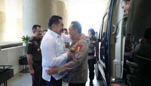 Usai ke Panglima TNI, Kapolri dan jajaran pejabat Polri datangi Kejagung, ada apa?