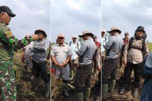 Puluhan Warga Ulak Pianggu dan Keman Baru Setop Alat Berat PT Kelantan Sakti 3, Sengketa Lahan Memanas