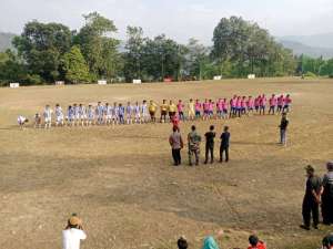 Pertandingan perdana Turnamen Pordes CUP Desa Bantar karet  Resmi Dibuka
