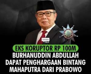 Kontroversi terpidana korupsi Burhanuddin Abdullah: Dari bintang Mahaputera kini disebut calon Gubernur BI