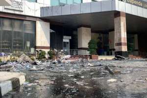 Pemadaman kebakaran Kantor Bapenda selesai, Gulkarmat DKI masih siagakan dua unit di lokasi