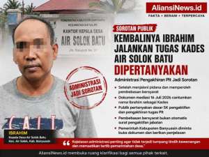 Kembalinya Ibrahim Menjalankan Tugas Kades Air Solok Batu Dipertanyakan, Administrasi Pengakhiran Plt Jadi Sorotan