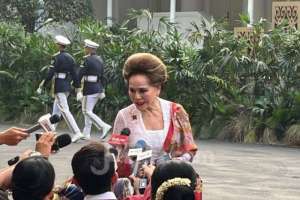 Dewi Soekarno, istri Presiden Pertama RI, kaget lihat Istana saat hadiri HUT ke-81 RI