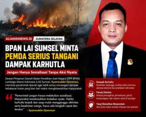 BPAN LAI Sumsel Minta Pemda Serius Tangani Dampak Karhutla, Jangan Berhenti pada Sosialisasi