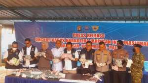BNNP Sumsel Bongkar Dugaan Jaringan Narkoba Internasional, 47 Kg Sabu dan 9.439 Ekstasi Disita