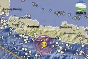 Gempa besar M5,4 guncang Cilacap Jateng
