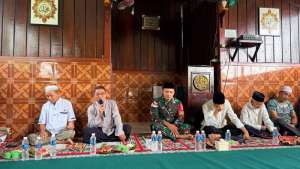 Pererat Ukhuwah di Garis Batas, Pos Kotis Satgas Yonarmed 13/Nanggala Gelar Peringatan Maulid Nabi Muhammad SAW 1448 H di Mushola Al-Mujahidin