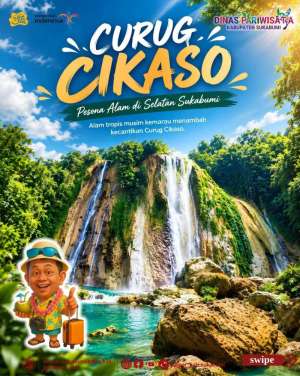 Curug Cikaso, Pesona Air Terjun Tiga Aliran Di Selatan Sukabumi
