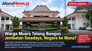 Warga Muara Telang Bangun Jembatan Swadaya, Negara ke Mana?